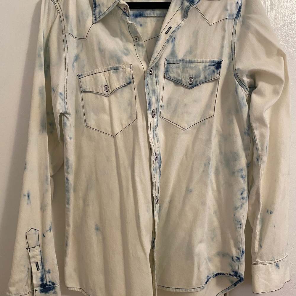 Nsf Tie Dye Button Down - image 1